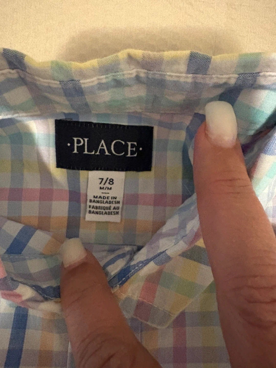 The Children's Place Plaid Shirt Size 7/8 - photo 3