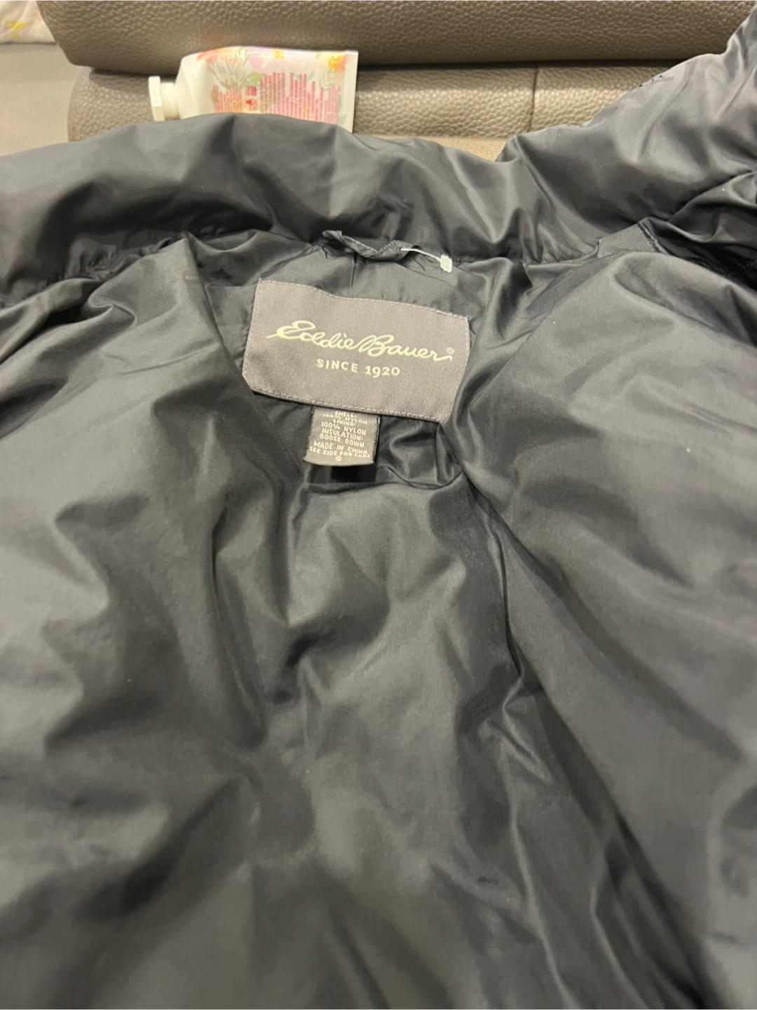 Eddie Bauer Black Puffer Jacket