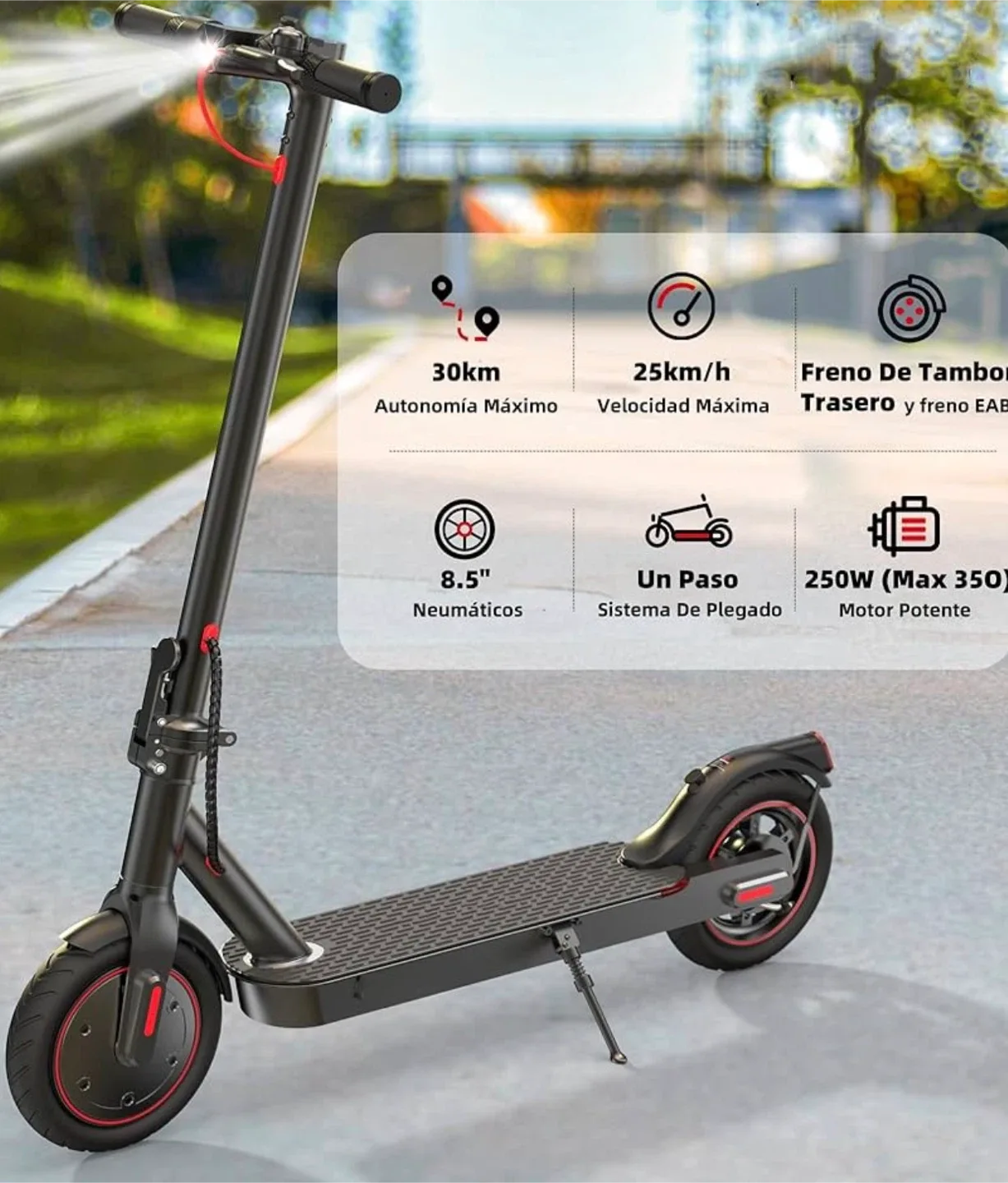 Electric Scooter - 30km Range, 25km/h Max Speed image indicator(2)