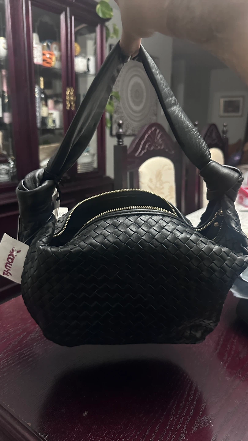 Giorgia Milani Black Leather Handbag