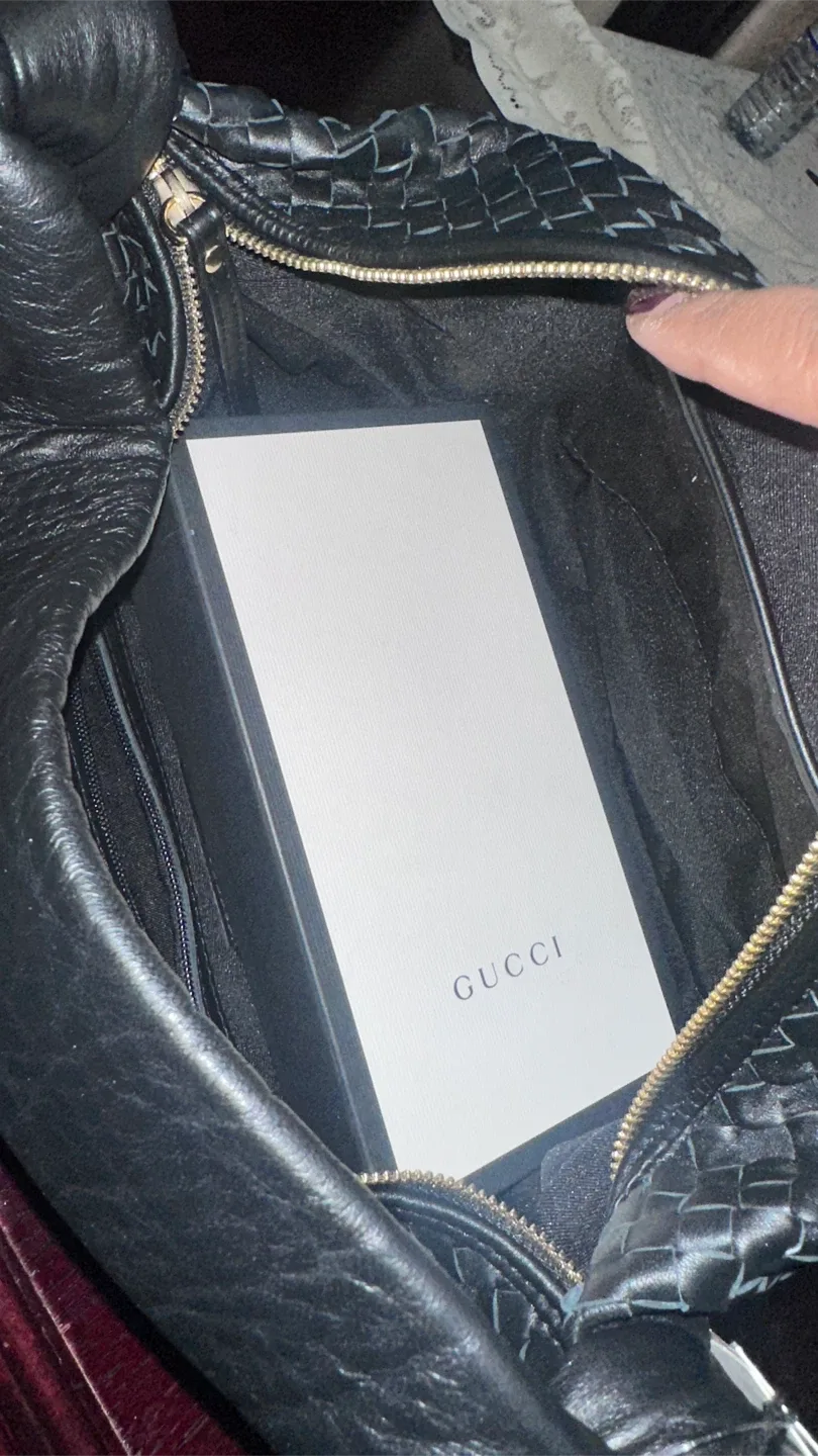 Giorgia Milani Black Leather Handbag image indicator(7)