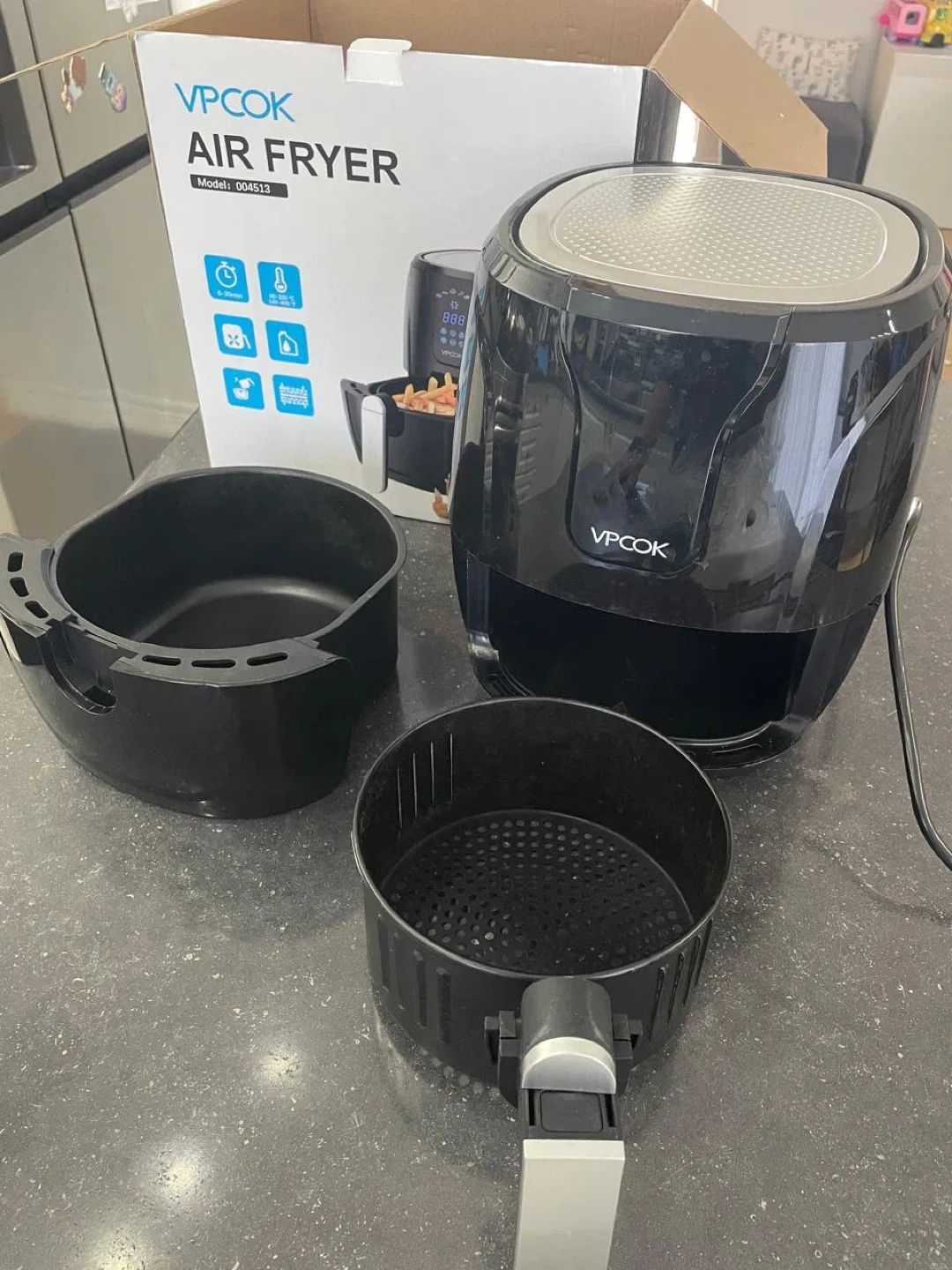 VPCOK Air Fryer Model 004513 image indicator(3)