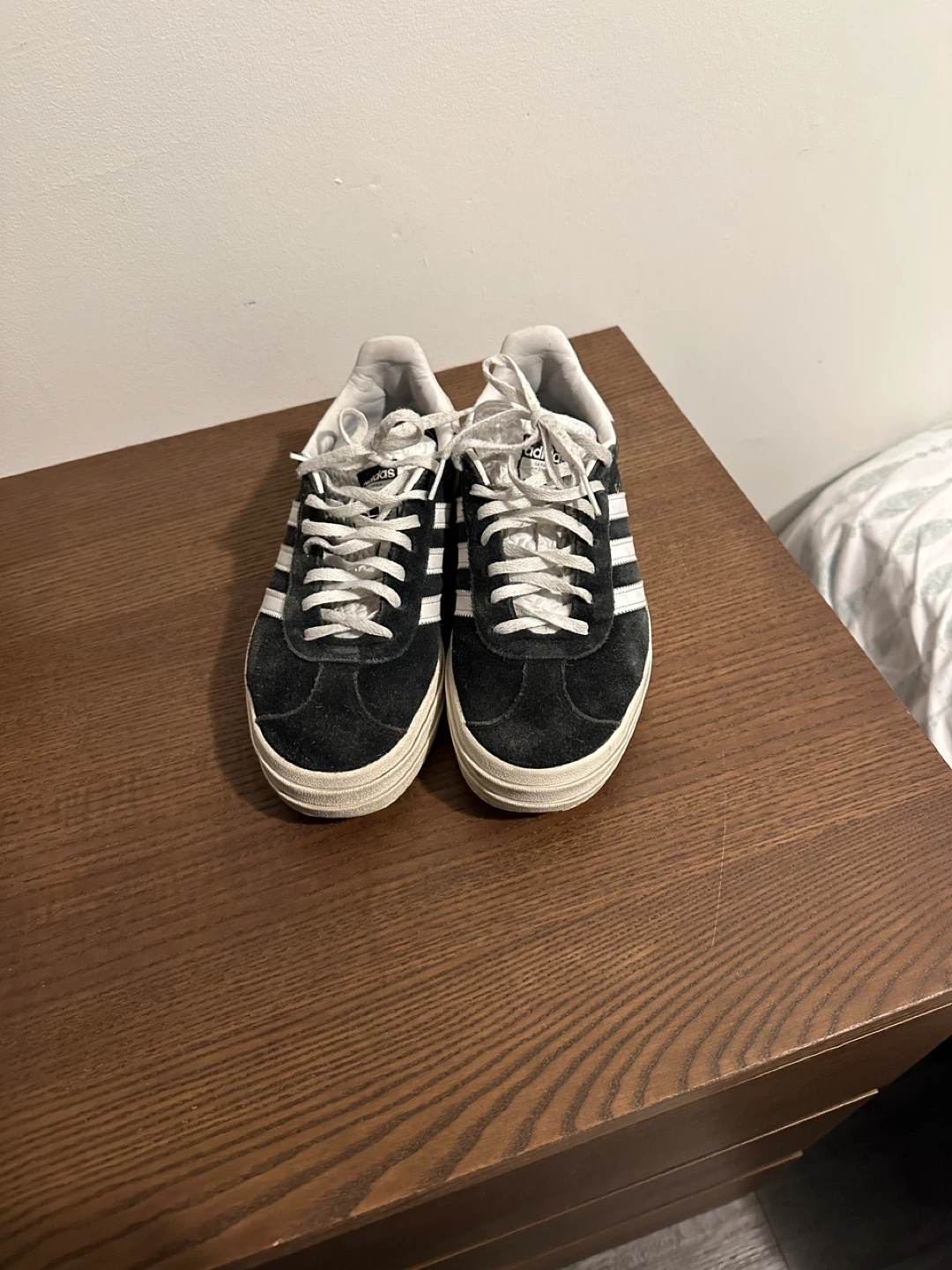 Adidas Gazelle Black & White Sneakers