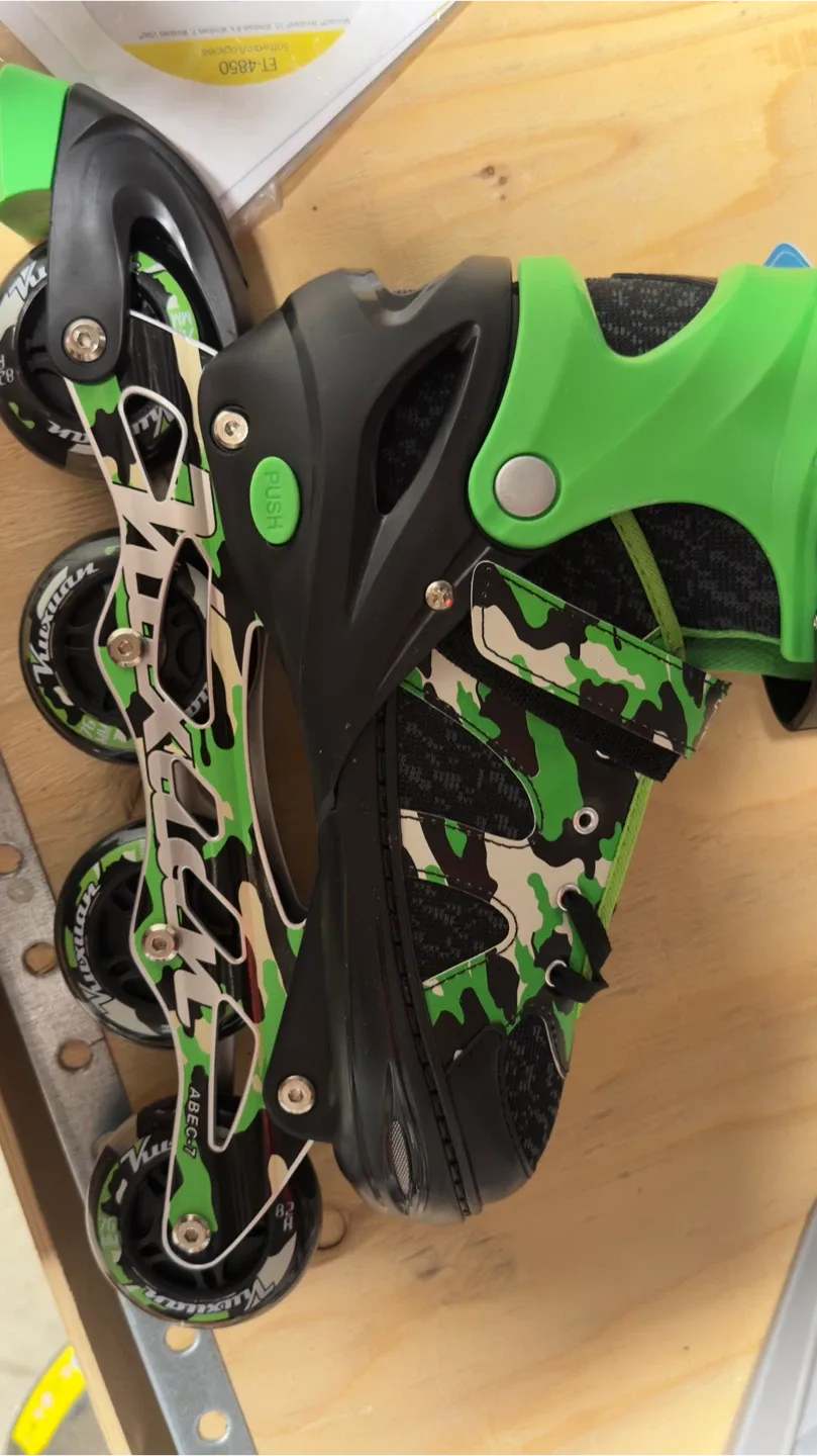 Brand new Kuxuan Skates - Inline Skates - Size XL(8-10 us) image indicator(5)