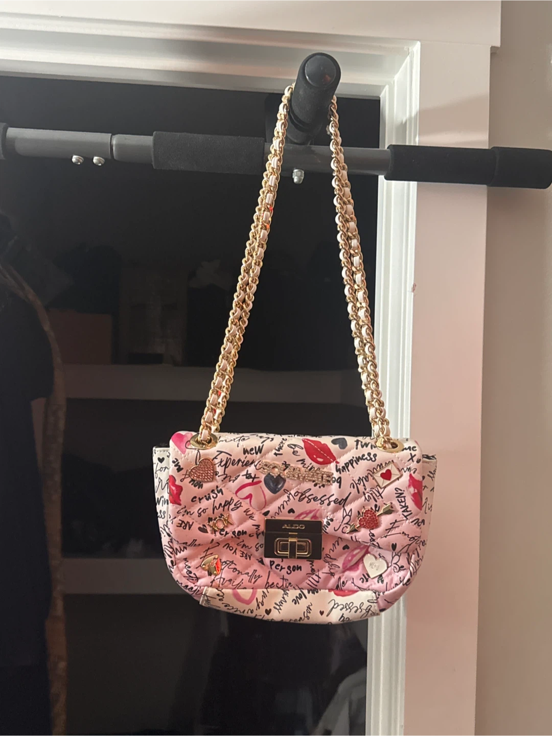 ALDO Pink Embellished Crossbody Bag - photo 2