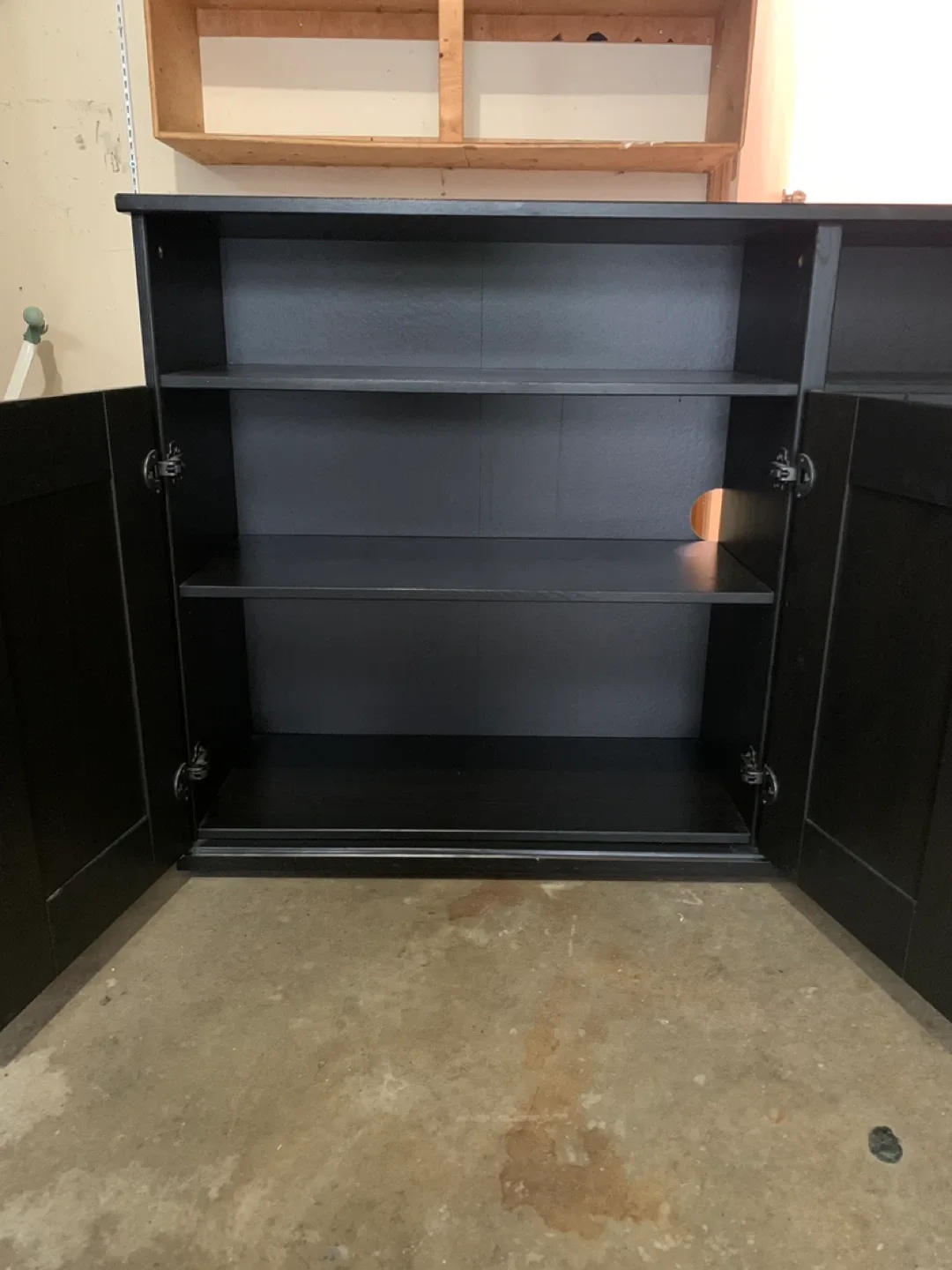 Dark Brown Media Cabinet image indicator(2)