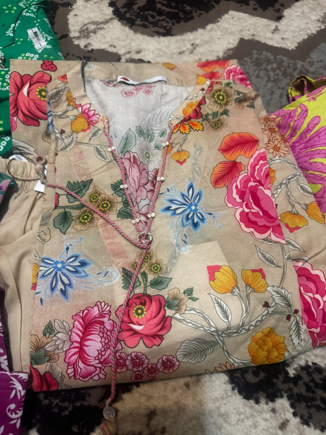 Floral Print shalwar suite
