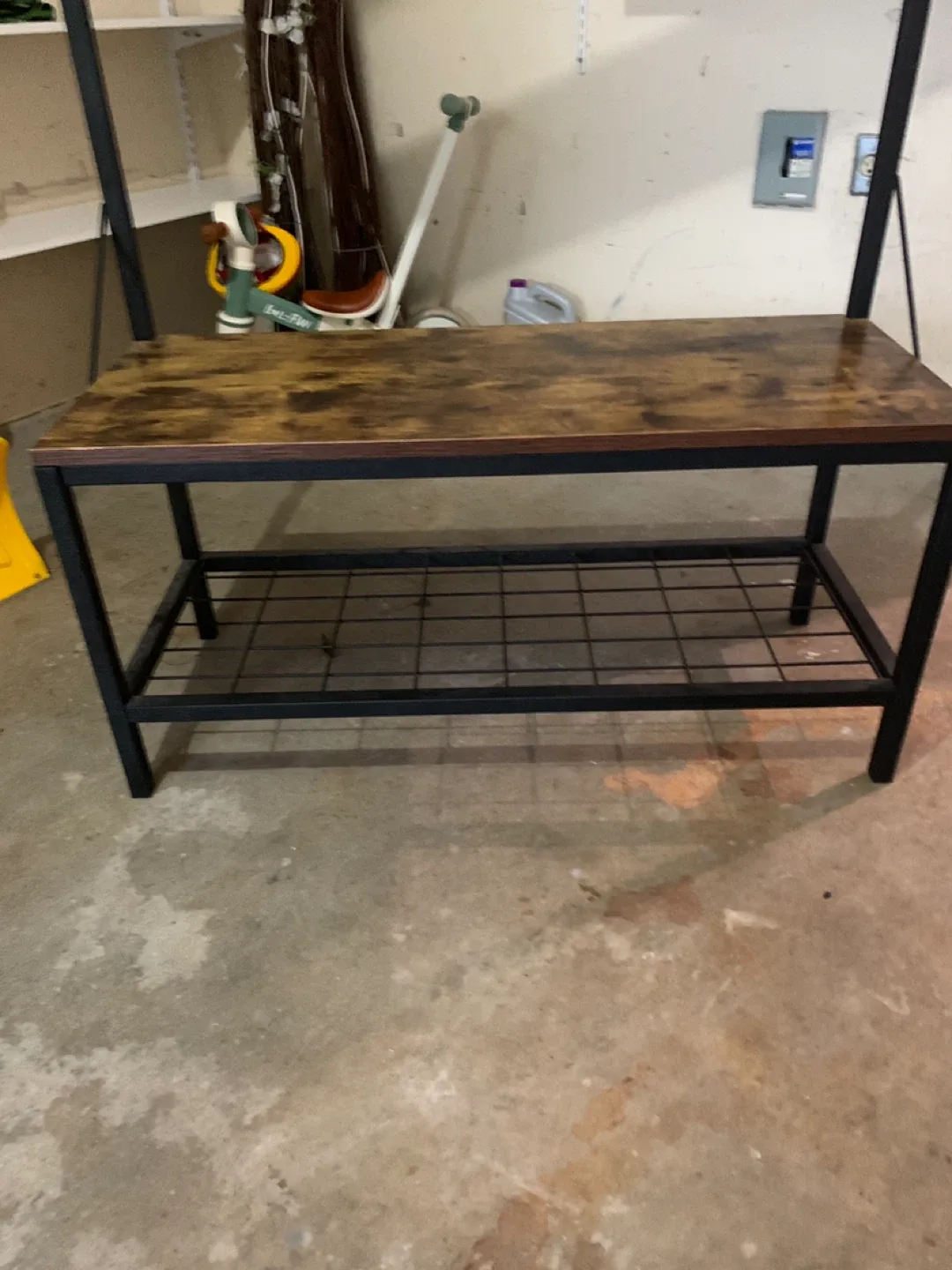 Hall Tree with Bench, Coat Rack and Upper Shelf image indicator(4)