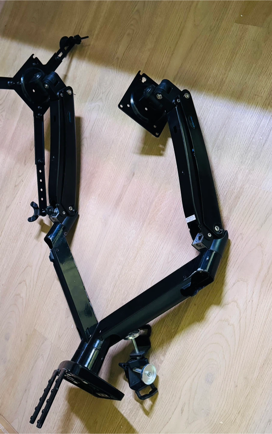 HUANUO Dual Monitor Mount Stand - Black