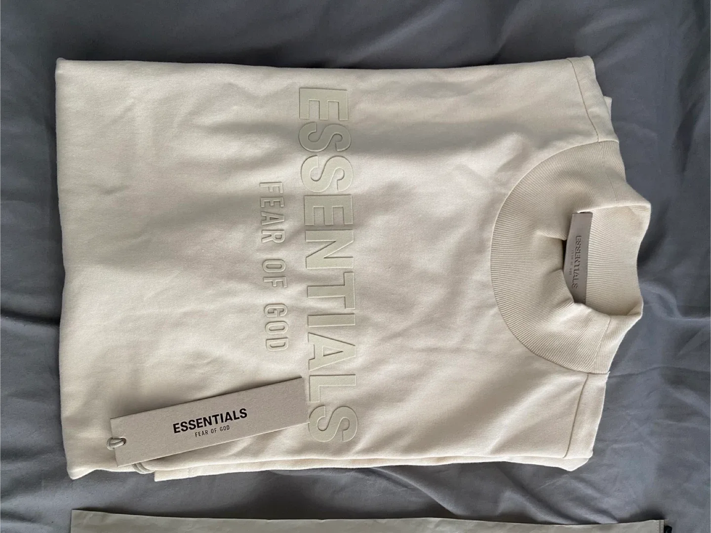 New Fear of God Essentials T-Shirt Dress- Cream image indicator(4)