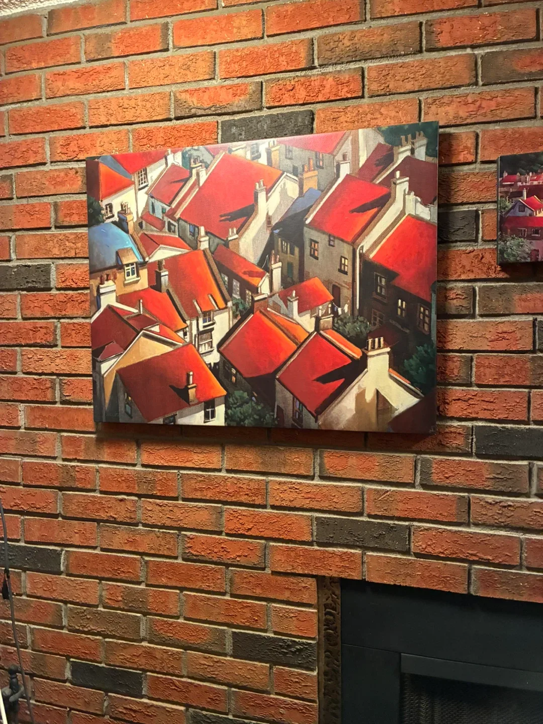 Wall Art - Red Roof Village image indicator(3)