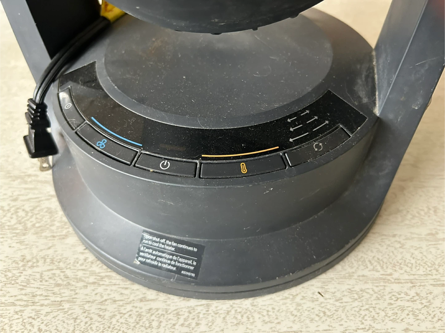 Honeywell Black Fan Heater - photo 4