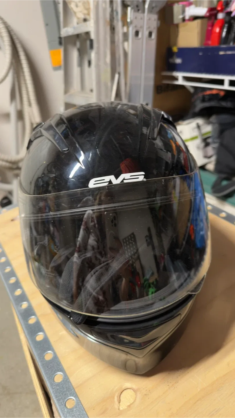EVS Cypher Motorcycle Helmet - DOT approved, Black image indicator(6)
