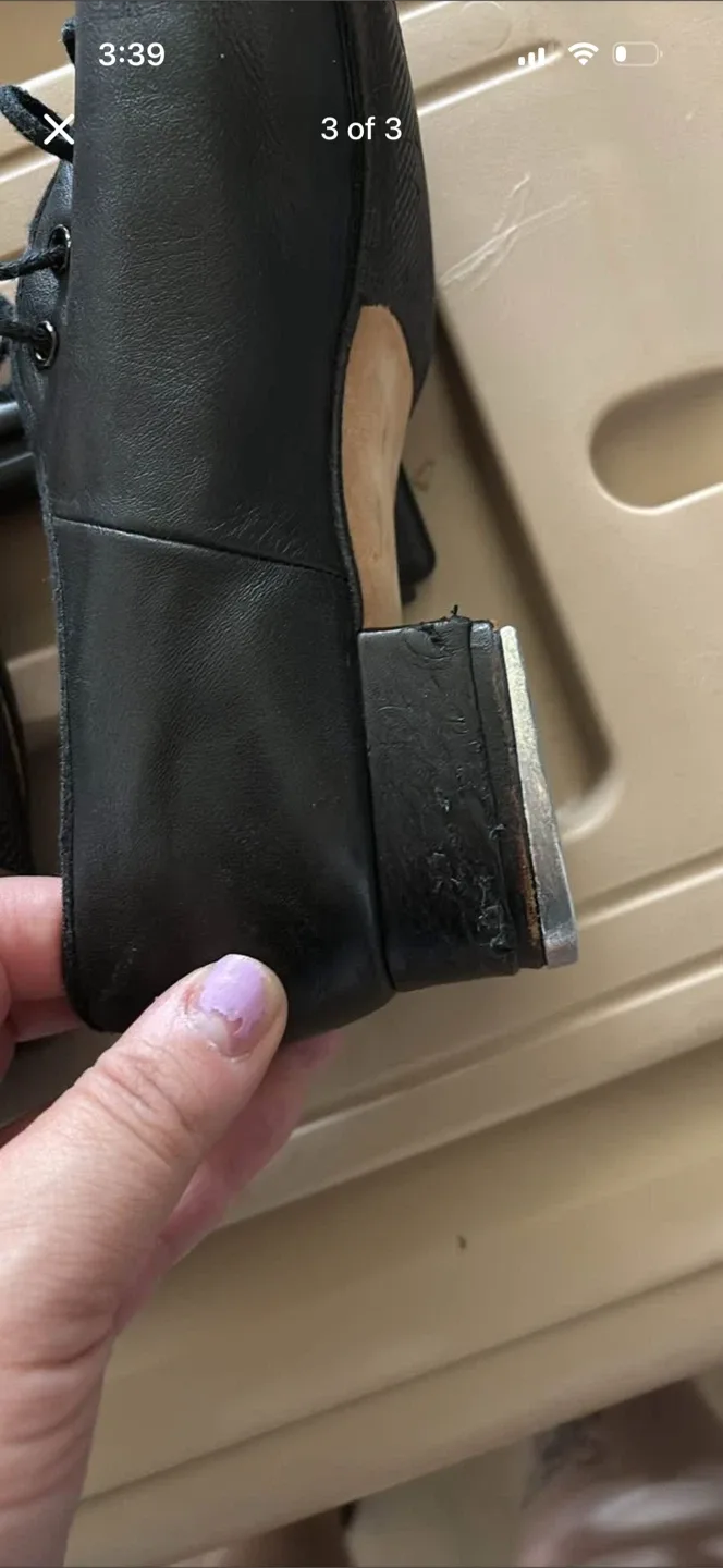 Bloch Black Tap Shoes - Size 8 image indicator(2)