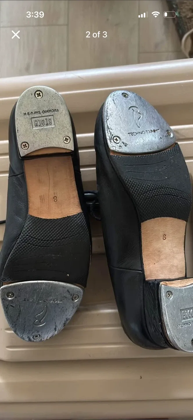 Bloch Black Tap Shoes - Size 8 image indicator(3)