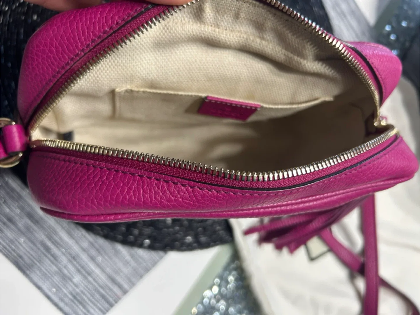 Gucci Soho Disco Bag - Fuchsia image indicator(6)