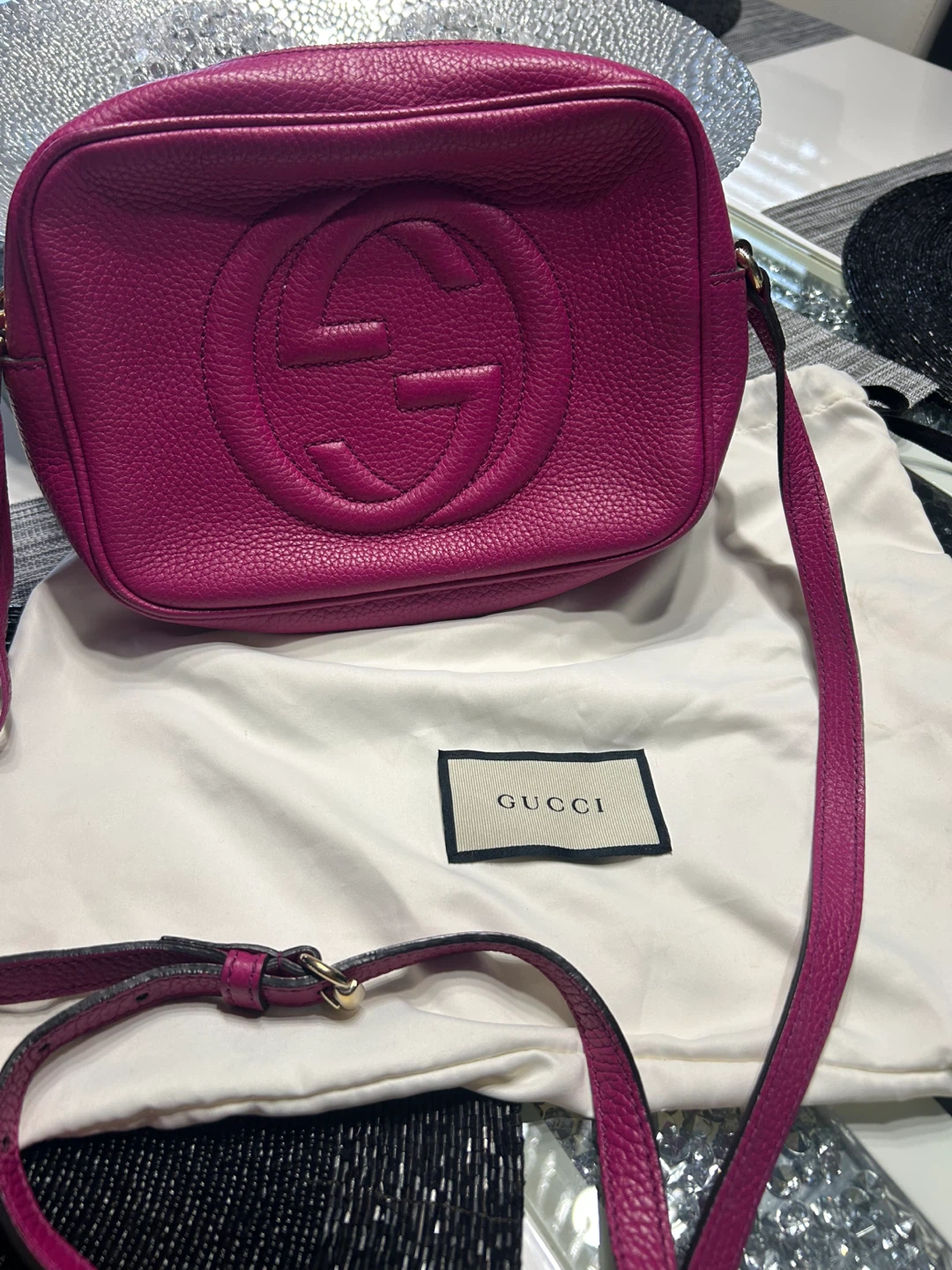Gucci Soho Disco Bag - Fuchsia