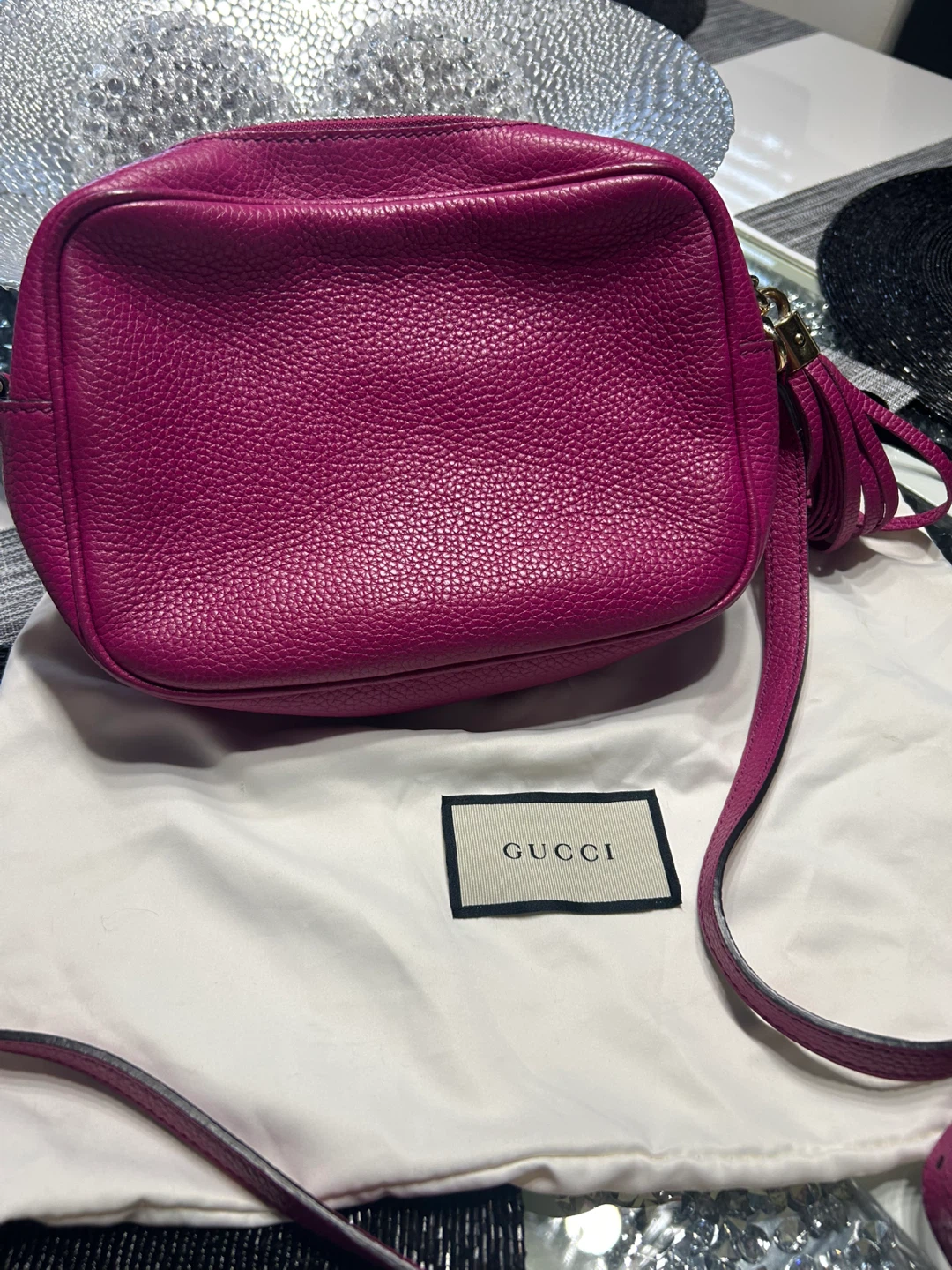Gucci Soho Disco Bag - Fuchsia - photo 3