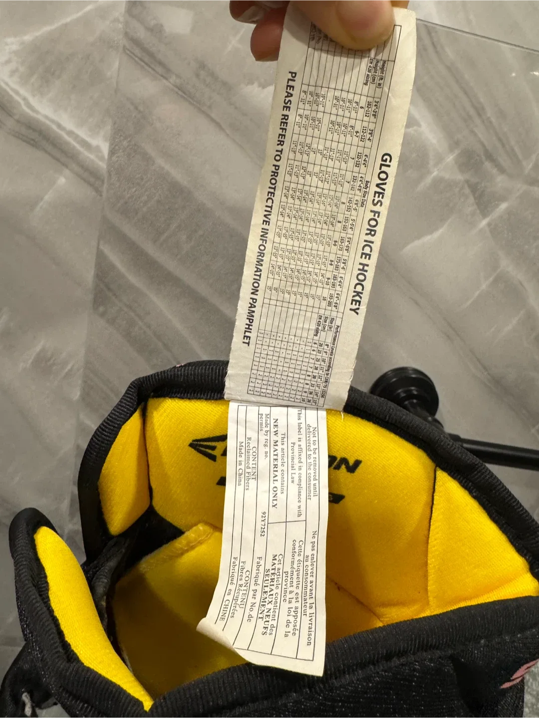 Easton Stealth Hockey Gloves - Junior L/G image indicator(7)