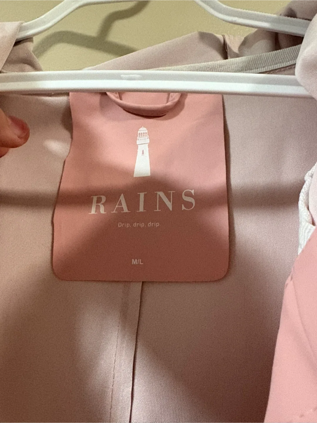 Rains Pink Raincoat - Size M/L image indicator(3)