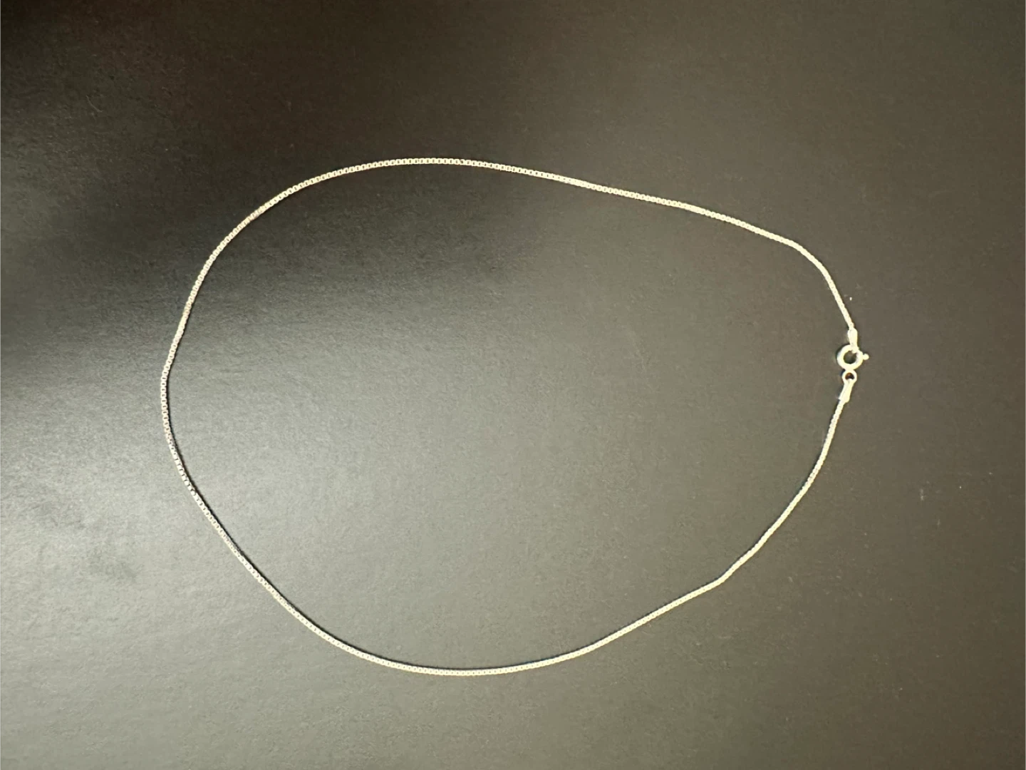 SOLID Sterling Silver 925 Box Chain Necklace by MJI - photo 5
