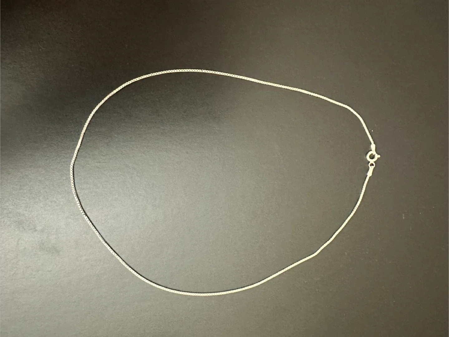 SOLID Sterling Silver 925 Box Chain Necklace by MJI image indicator(5)