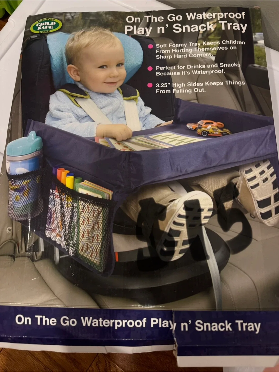 On The Go Waterproof Play n' Snack Tray