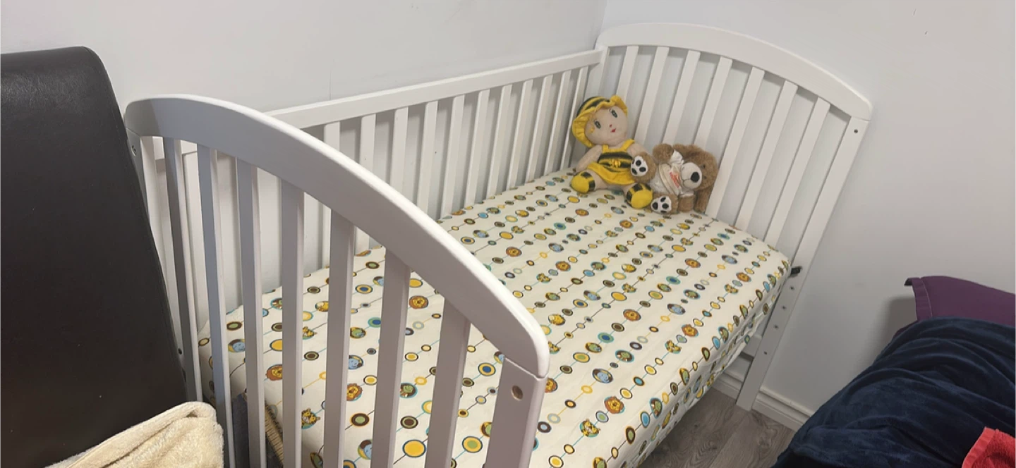 White Baby Crib