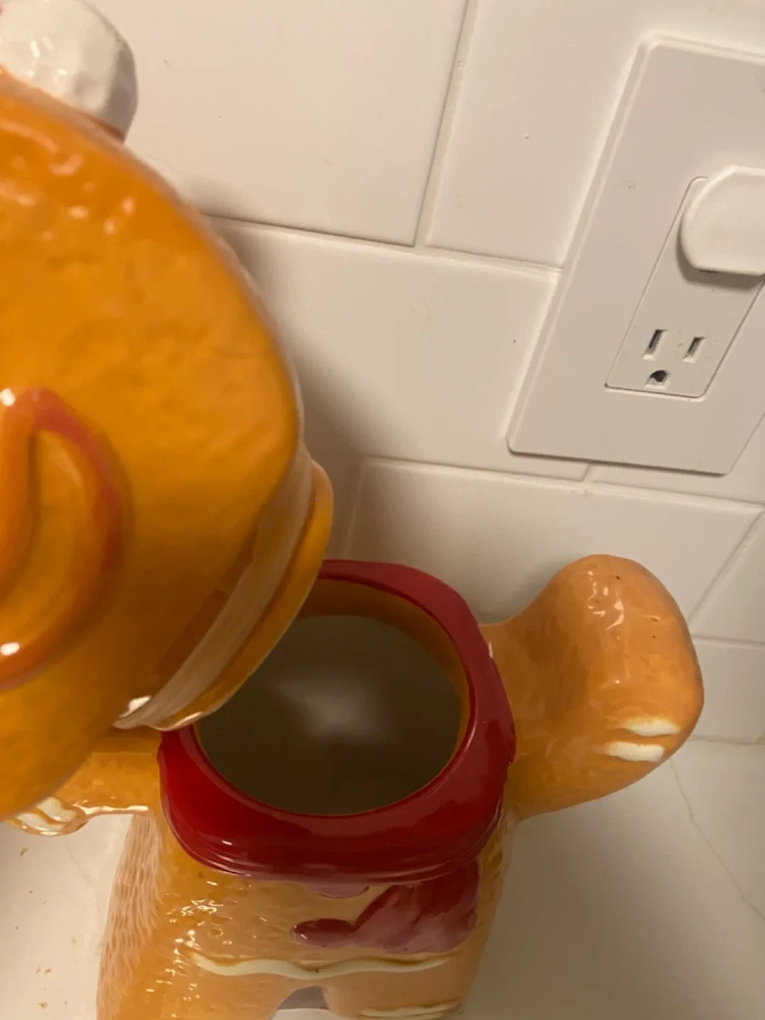 Gingerbread Man Christmas Cookie Jar image indicator(4)