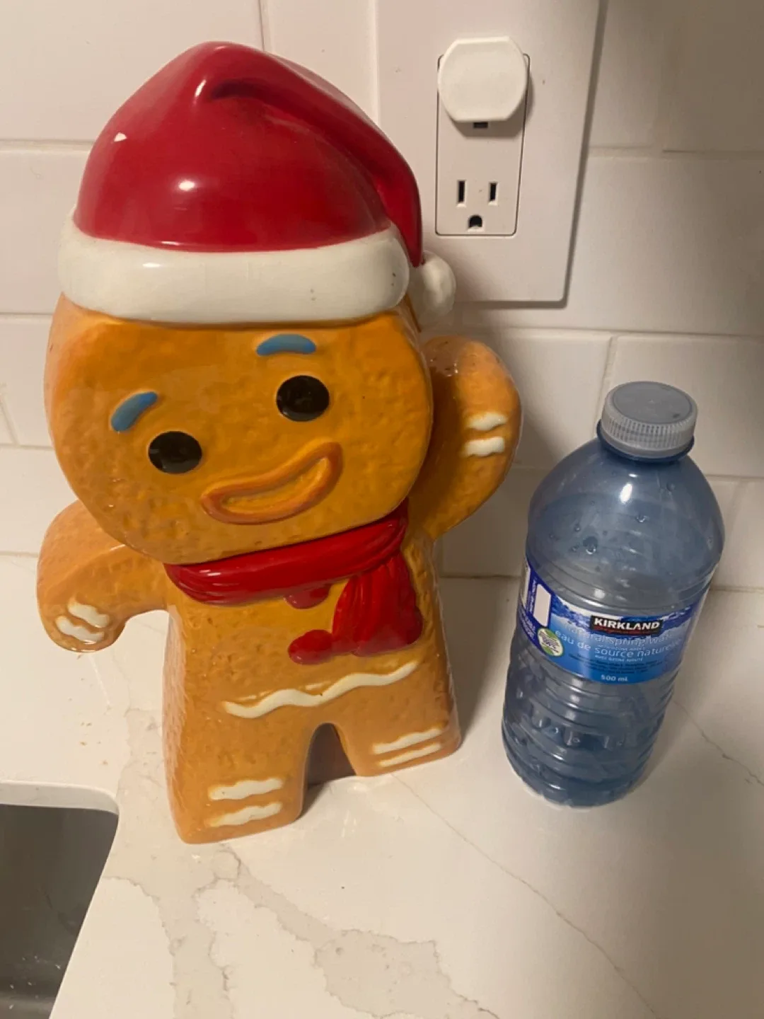 Gingerbread Man Christmas Cookie Jar image indicator(5)