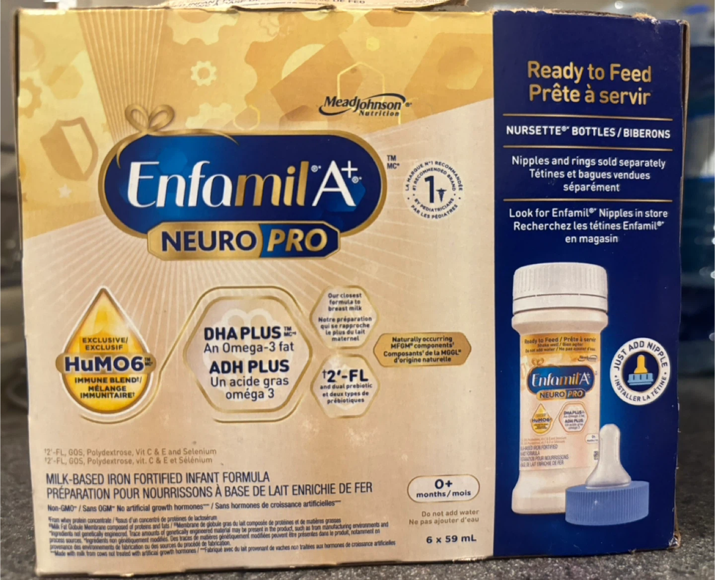 Enfamil A+ NeuroPro Ready to Feed - 6x59mL