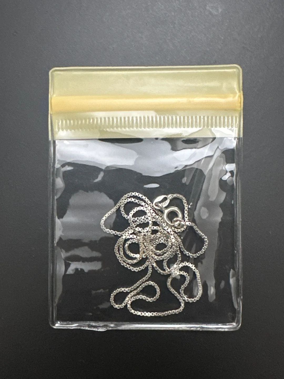 925 Sterling Silver Box Chain Necklace