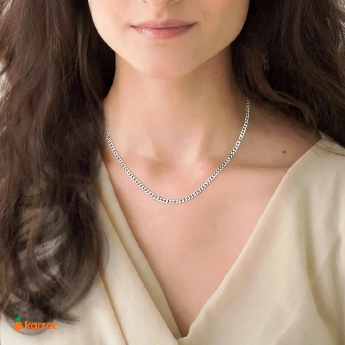 Silver Chain Necklace image indicator(5)