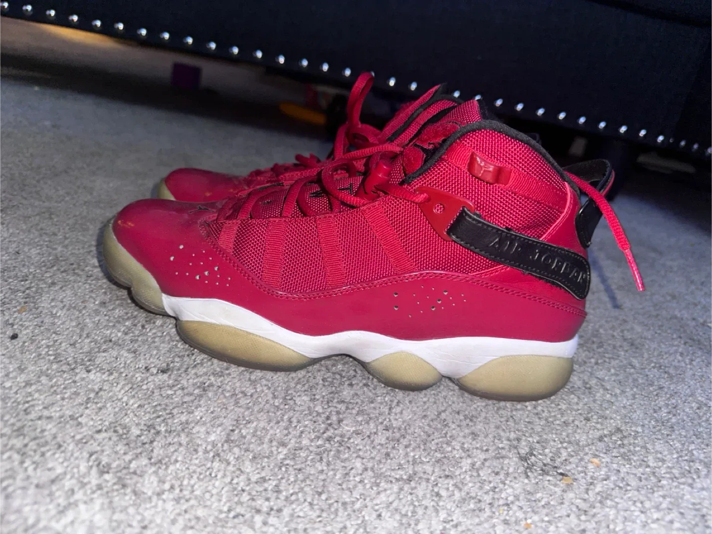 Jordan 6 Rings Red Sneakers