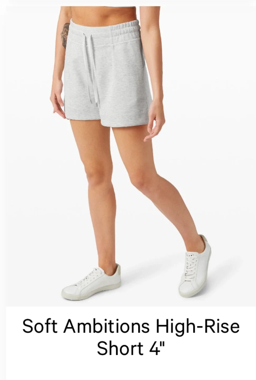 Lululemon Soft Ambitions High-Rise Short 4"