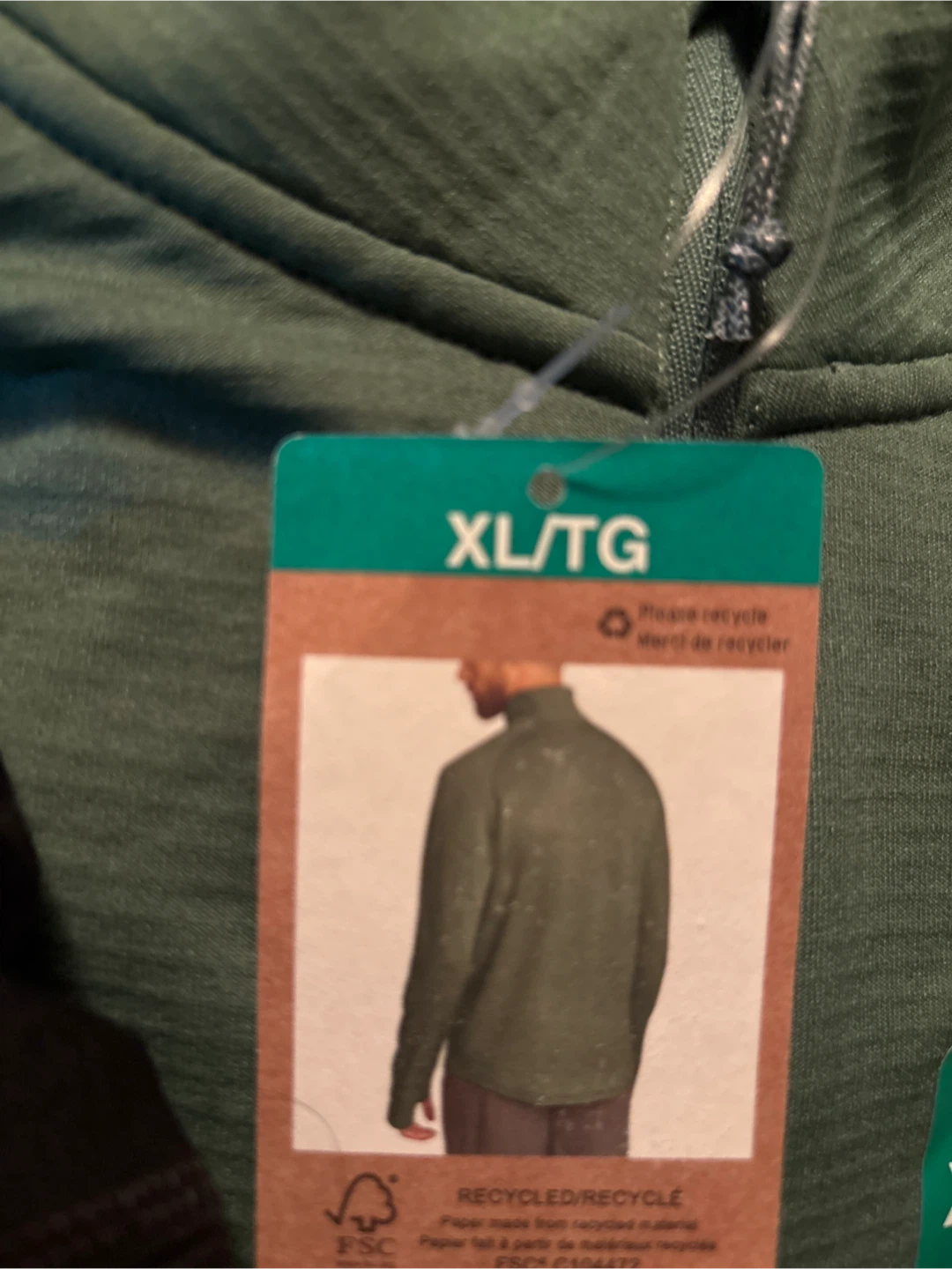 New Eddie Bauer Grid Fleece 1/2-Zip XL - photo 3