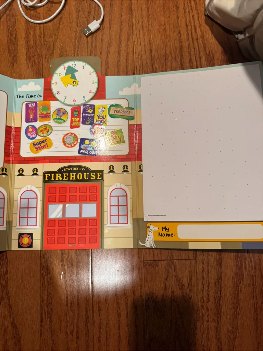 Firehouse Wipe-Clean Play Set Pre K-1