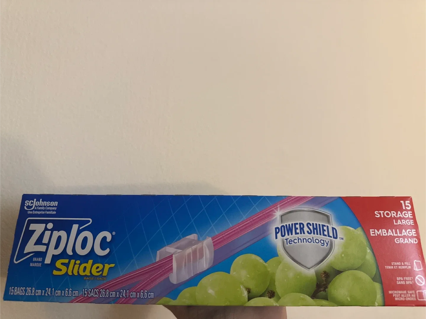 Ziploc Slider Storage Bags, Large, 15 bags image indicator(2)