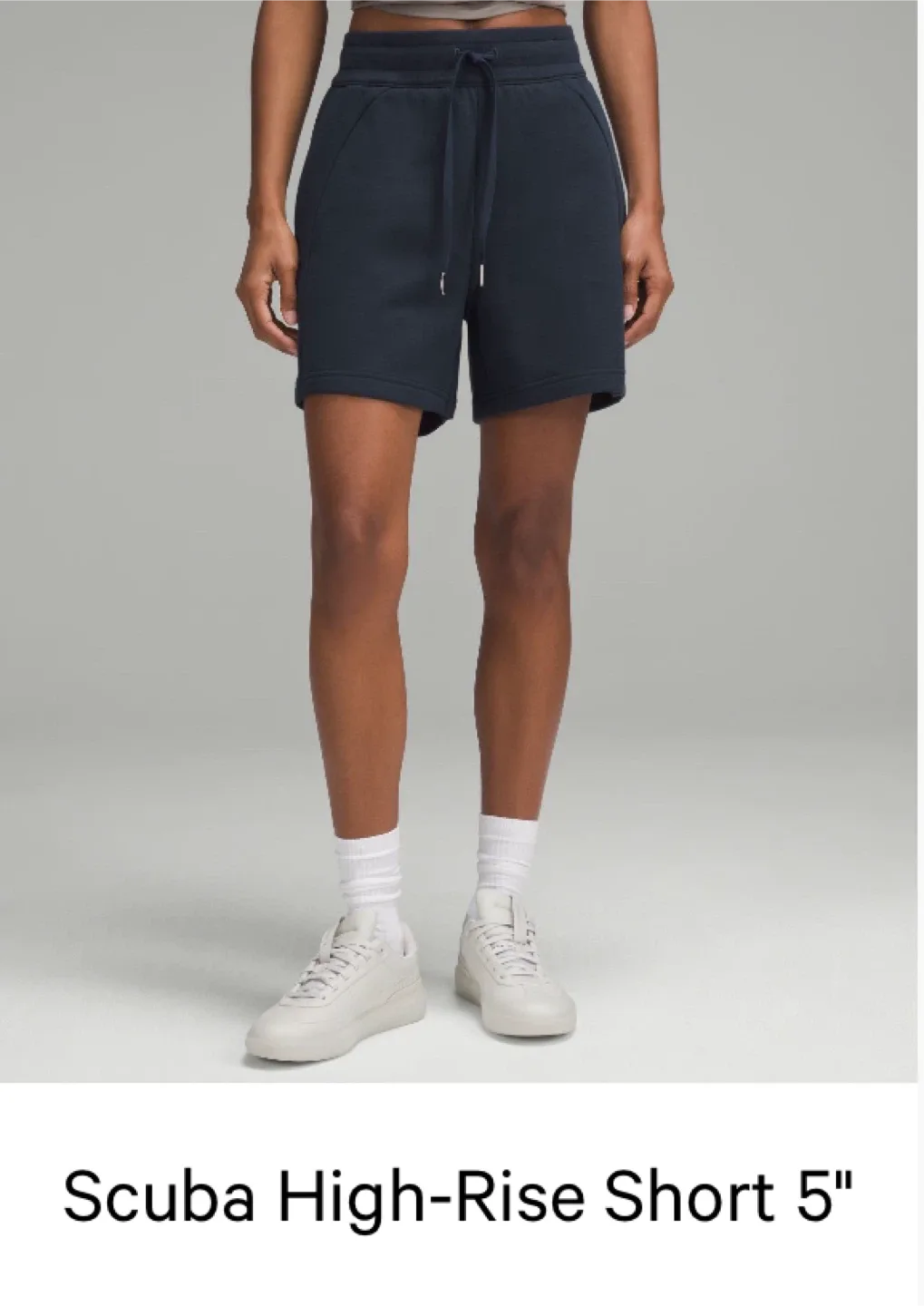 Lululemon Scuba High-Rise Short 5" - Navy