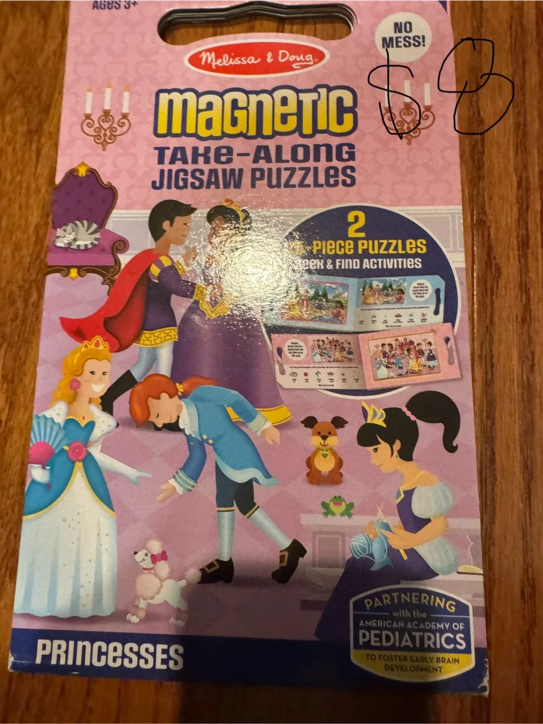 Melissa & Doug Princesses Magnetic Take-Along Jigsaw Puzzles