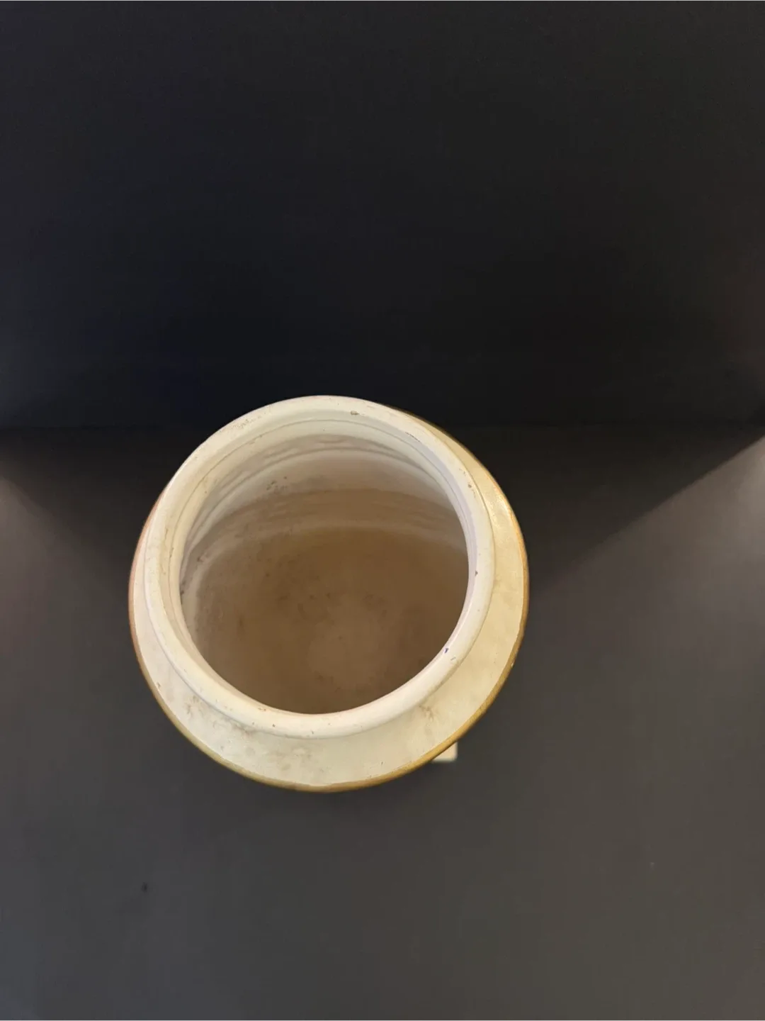 Decorative Vase - Beige & Gold image indicator(3)