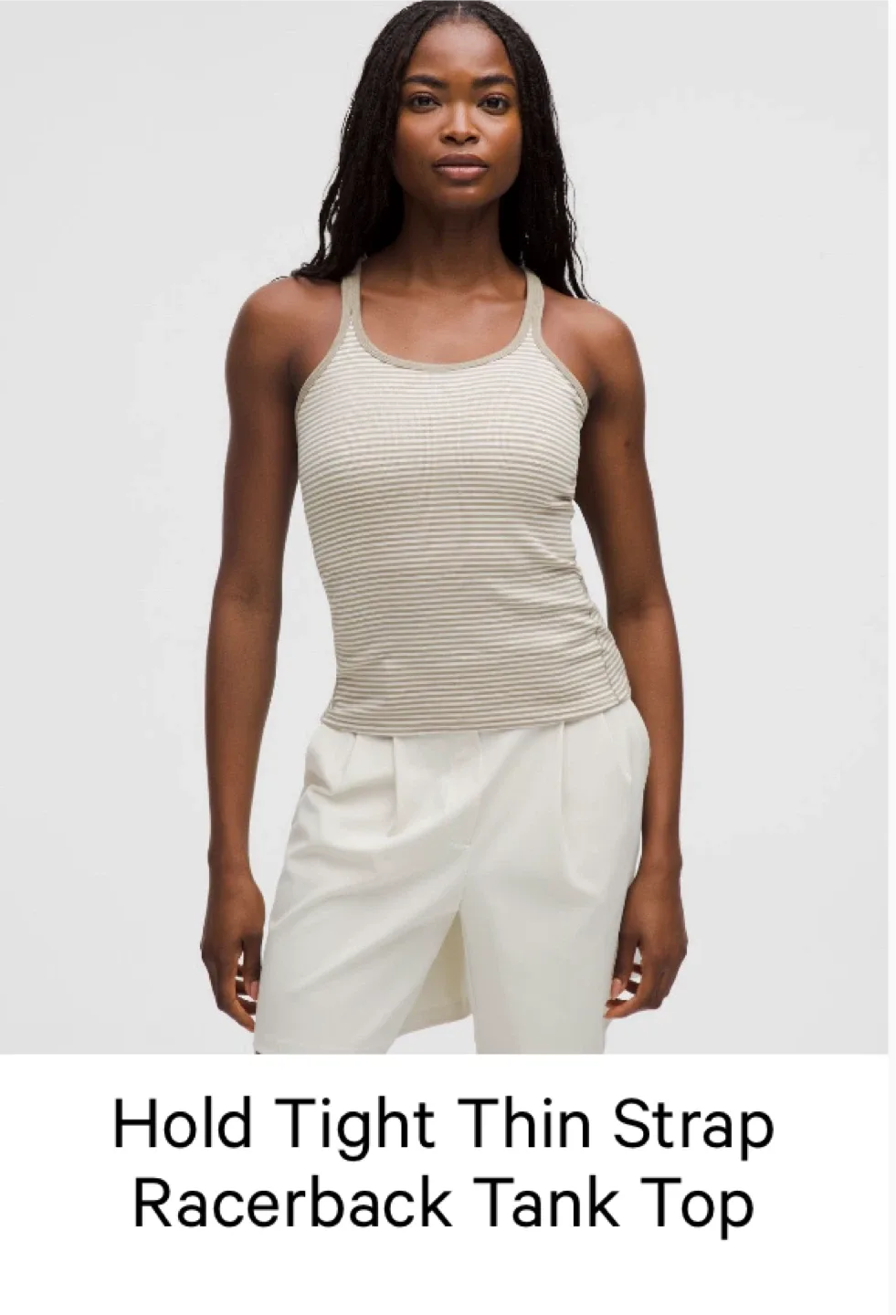 Lululemon Hold Tight Thin Strap Racerback Tank Top