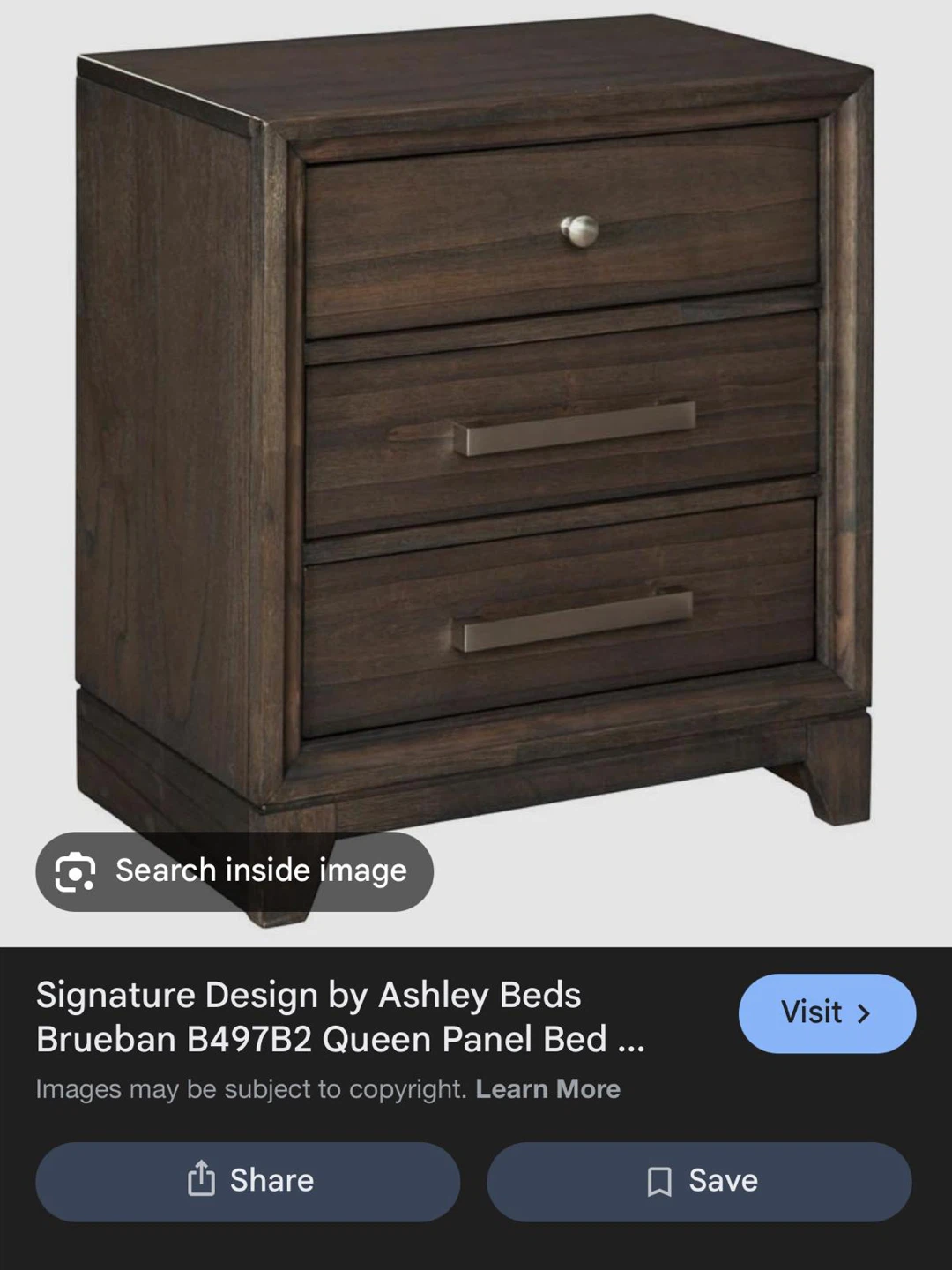 Ashley Furniture Brueban B497B2 Nightstand - photo 2