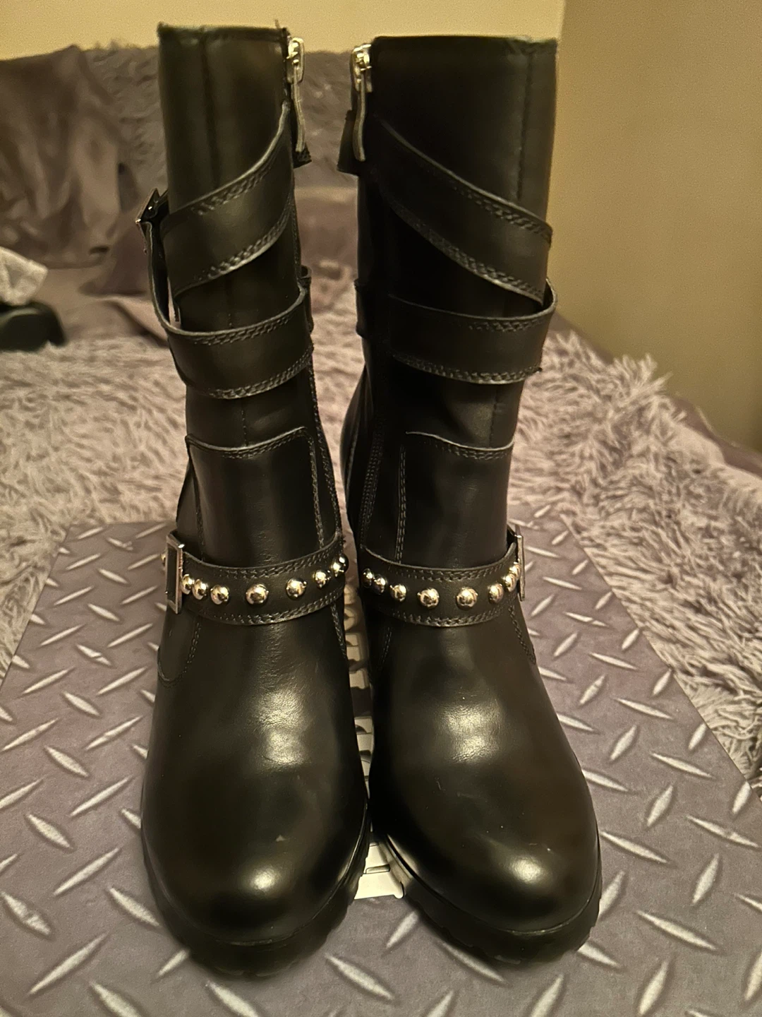 Brand new Ride Tecs Women's Black Leather Boots - photo 2
