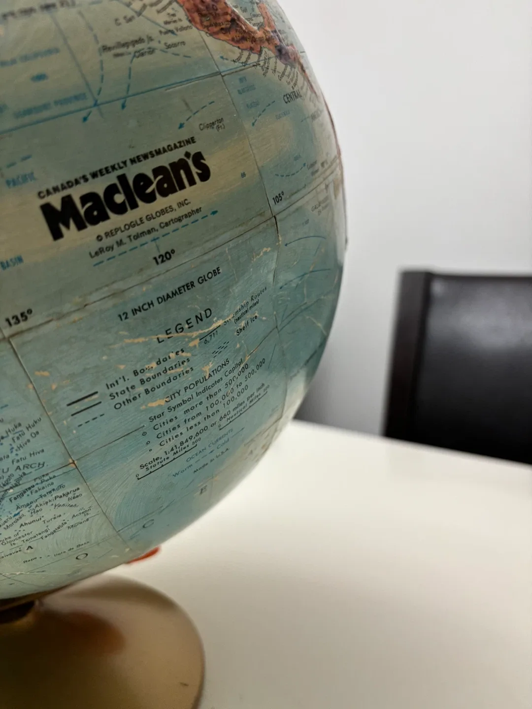 Maclean's 12 Inch Diameter Globe image indicator(3)