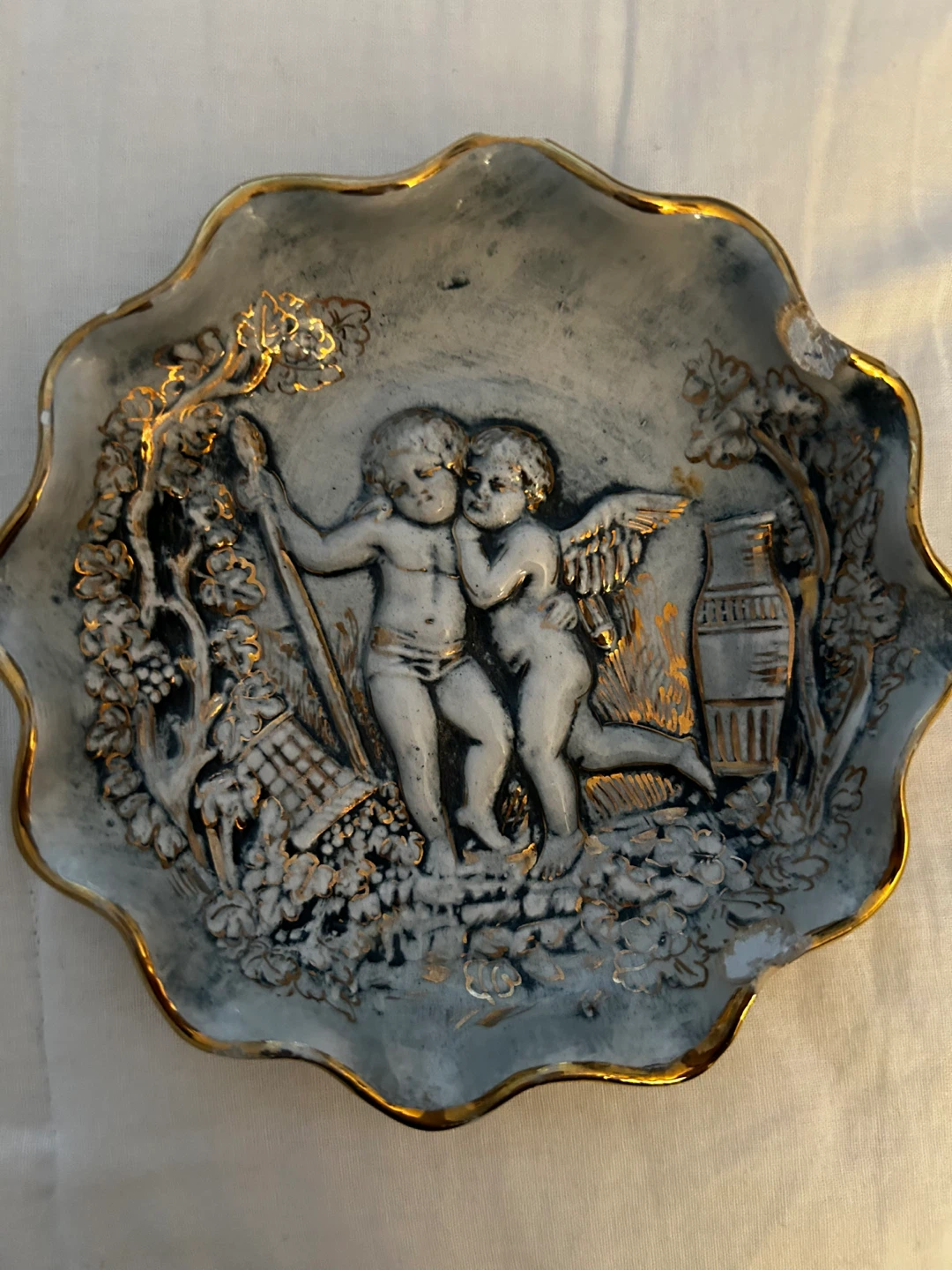 Vintage Italian Decorative Plate