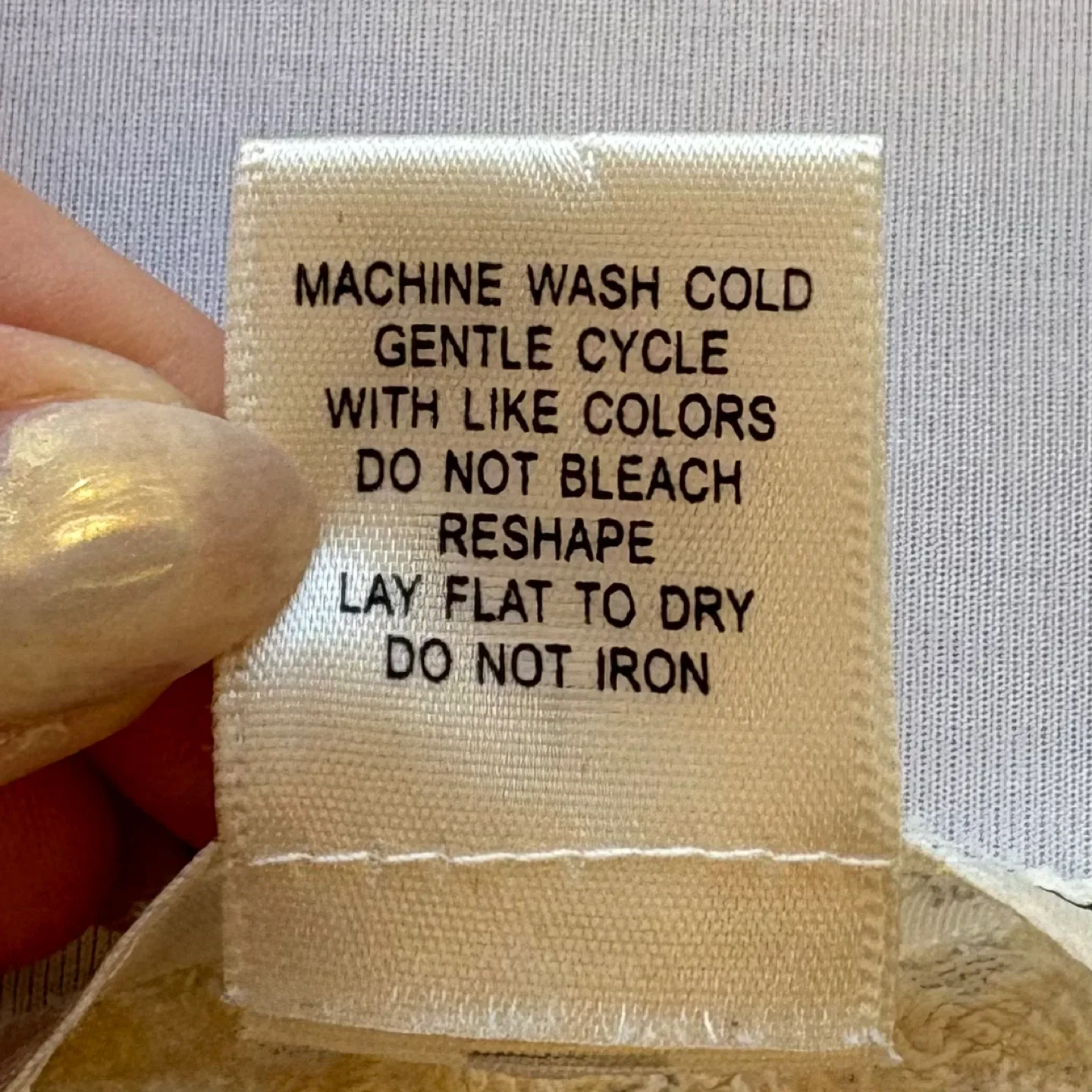 Say What Cream Sheer Lace Tank Top Floral Boho Festival Size M image indicator(10)