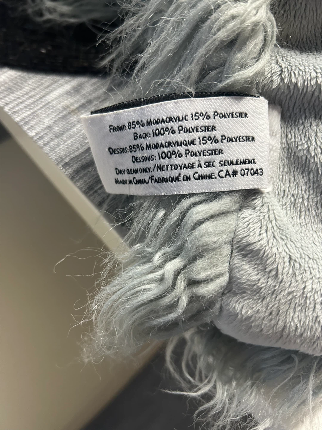 Louisburg Square Grey Throw Blanket - photo 4