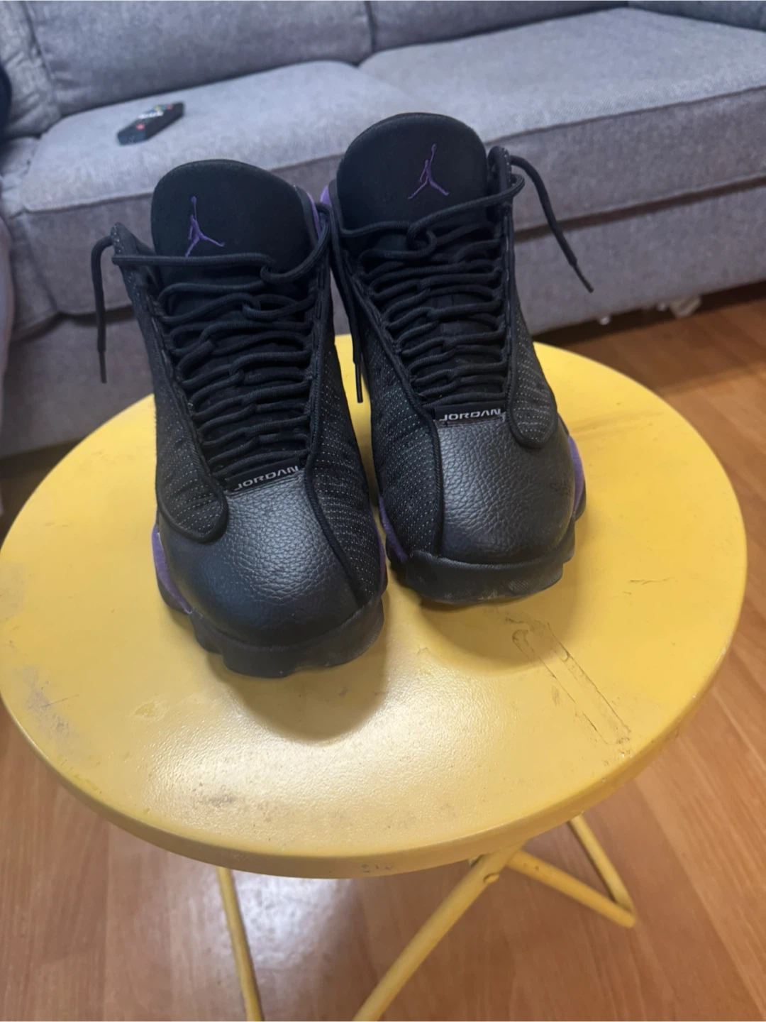 Jordan 13 Retro Black/Purple Size 9 - photo 2