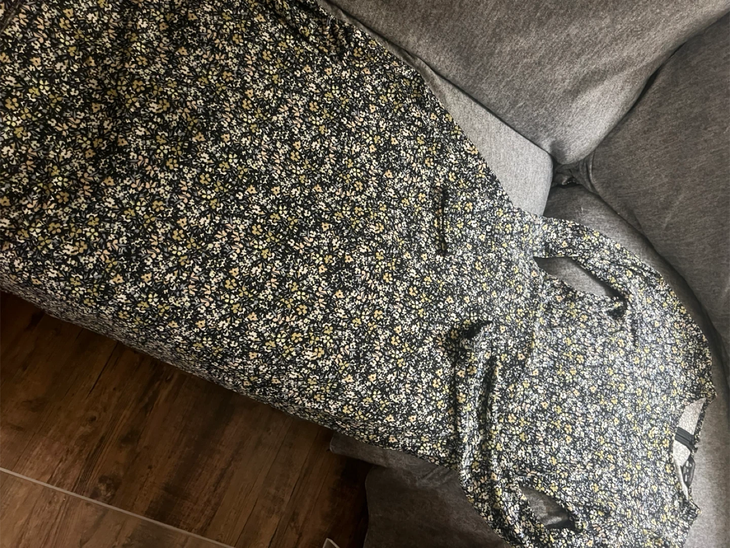 Floral Print Long Sleeve Dress